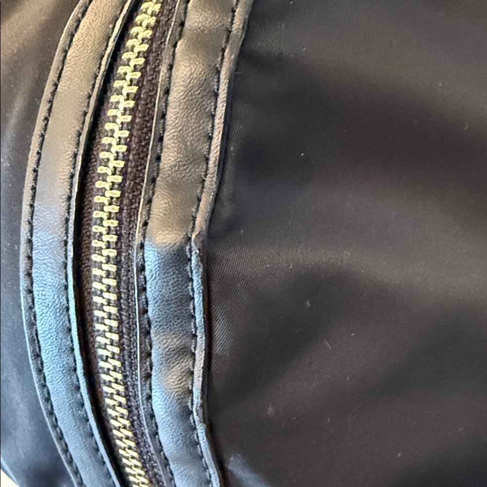 Tory Burch Tilda Black Nylon Backpack Gold Hardware - Picture 8 of 14